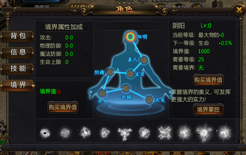 《霸王之心》境界系统,《霸王之心》境界系统