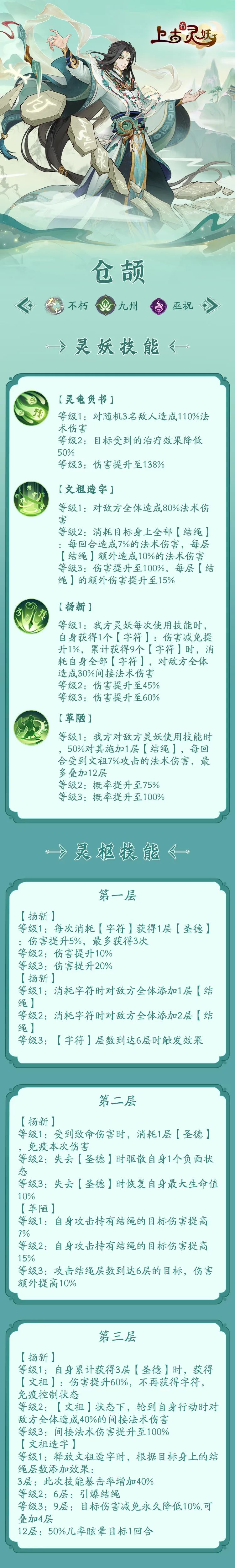 《上古有灵妖（策划送百万妖魄）-BT》山海天机镜 仓颉,《上古有灵妖（策划送百万妖魄）-BT》山海天机镜 仓颉